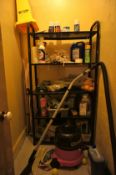 * Contents to room including Numatic Vacuum Cleaner and Cleaning Products. This lot is located in