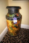 * Decorated Milk Churn. This lot is located in the Stairwell