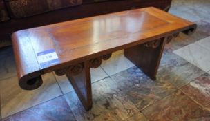 * Ornate Rectangular Coffee Table. This lot is located in the Reception Area.
