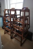 * 6 Childs High Chairs. This lot is located in the Corridor between Restaurant and Kitchen