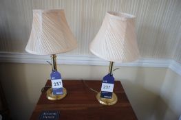 * 2 Bedside Lamps. This lot is located in the Bedroom McMullan