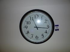 * Large Wall Mounted Clock. This lot is located in the Upstairs Office