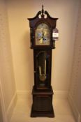 * Tempus Fugit Grand Father Clock. This lot is located in the Stairwell