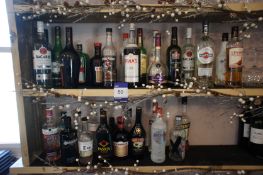 * Qty of Various Part Bottles of Spirits including Pimms, Tia Maria etc. This lot is located in