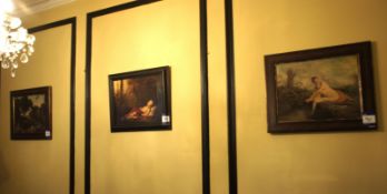 * 5 Framed Antique Effect Prints. This lot is located in the Marble Room