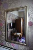 * Silver Gilded Wall Mirror. This lot is located in Bedroom Murray Tait