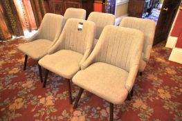 * 6 x Upholstered Meeting/Reception Chairs. This lot is located in the Garden Room