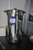 * Burco Hot Water Geezer and 5 various Cafetieres. This lot is located in the Small Cubby Hole Off