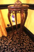 * Antique Circular Lamp Stand. This lot is located in the Marble Room