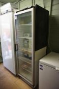 * Glazed Single Door Fridge. This lot is located in the Shed Side of Kitchen