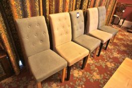 * 5 x Various Upholstered High Backed Chairs. This lot is located in the Garden Room