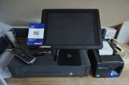 * Lightspeed Epos System - Cash Drawer, Touch Display and Star Receipt Printer. This lot is