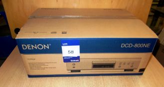 Denon DCD-800 NE Compact Disc Player, black (boxed) – RRP £270