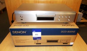 Denon DCD-800NE Compact Disc Player, silver (on display) - RRP £269