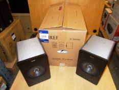 Pair of Kef X300A Wireless Black Speakers (on display) – RRP £599