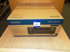 Denon AVR-X3500H 4K Ultra HD AV Receiver, black (boxed)