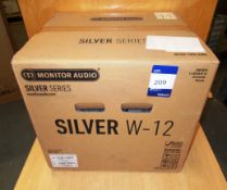 Monitor Audio Silver Series model W12 Subwoofer, rose wood (boxed) – RRP £1,000