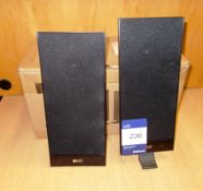Pair of Kef T Series T101 Speakers (on display) – RRP £399