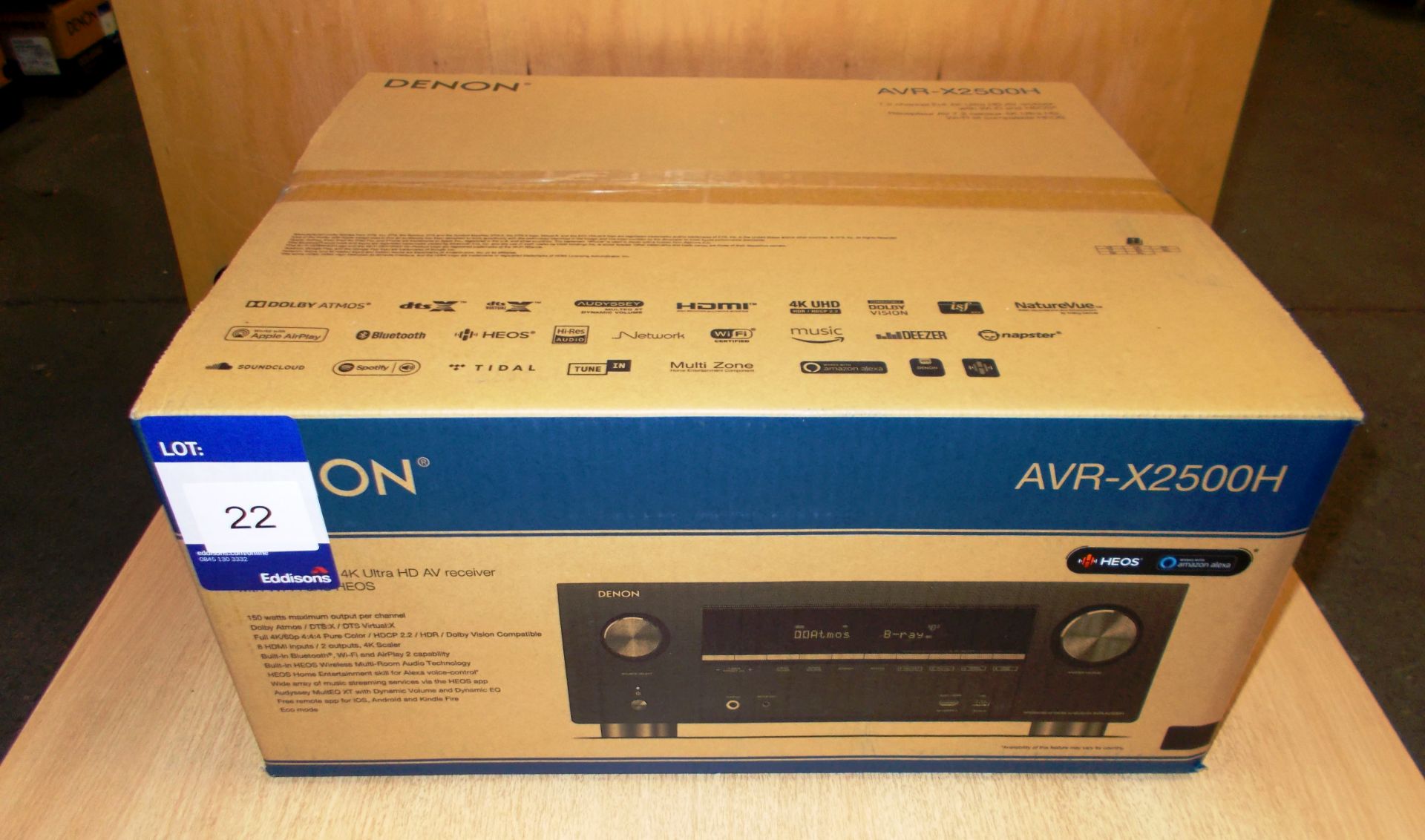 Denon AVR-X2500H Integrated Network AV Receiver (boxed) – RRP £400