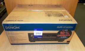 Denon AVR-X1400H 4K Ultra HD AV Receiver (boxed) – RRP £699