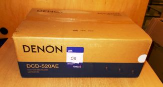 Denon DCD-520 AE Compact Disc Player, silver (boxed) – RRP £170