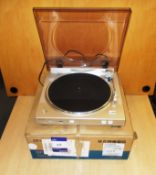 Denon DP-200USB Turntable, silver (on display) – RRP £139