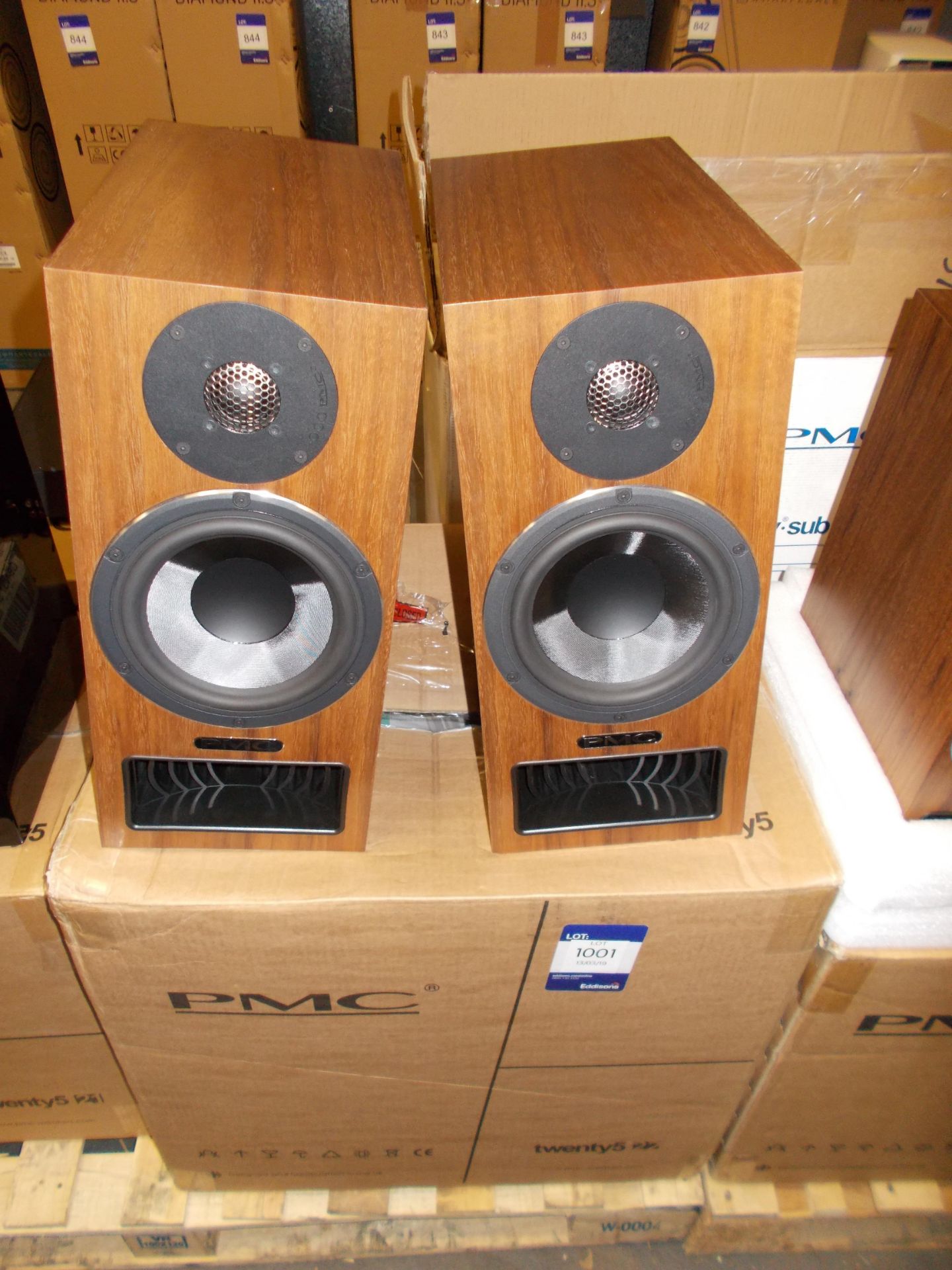 Pair of PMC Twenty Five-Twenty Two Walnut Speakers (on display) – RRP £2450