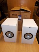 Pair of Kef Q350 White Speakers (on display) – RRP £499
