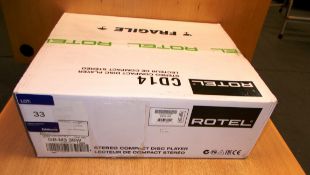 Rotel CD14 Stereo Compact Disc Player, silver (boxed) – RRP £500