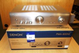 Denon PMA-800NE Integrated Amplifier, silver (on display) – RRP £350