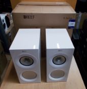 Pair of Kef R Series R3 White Speakers (on display) – RRP £1,299