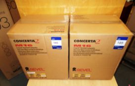 Pair of Revel 6.5” Concerta M16 Black Bookshelf Speakers, (boxed) – RRP £1,000