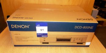 Denon DCD-800NE Compact Disc Player, silver (boxed) - RRP £269