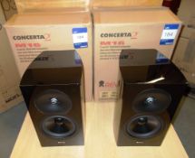 Pair of Revel 6.5” Concerta M16 Bookshelf Speakers, Black (on display) – RRP £1,000