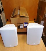 Pair of Kef CI Series model Ventura 6 White Outdoor Speakers ( on display) – RRP £350