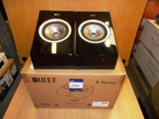 Pair of Kef R50 Black Speakers (on display) – RRP £599