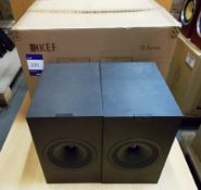 Pair of Kef Q350 Black Speakers (on display) – RRP £499