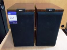 Pair of Kef R 300 Speakers (ex display), slight scratches – RRP £599