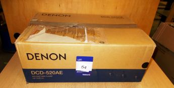 Denon DCD-520 AE Compact Disc Player, black (boxed) – RRP £170
