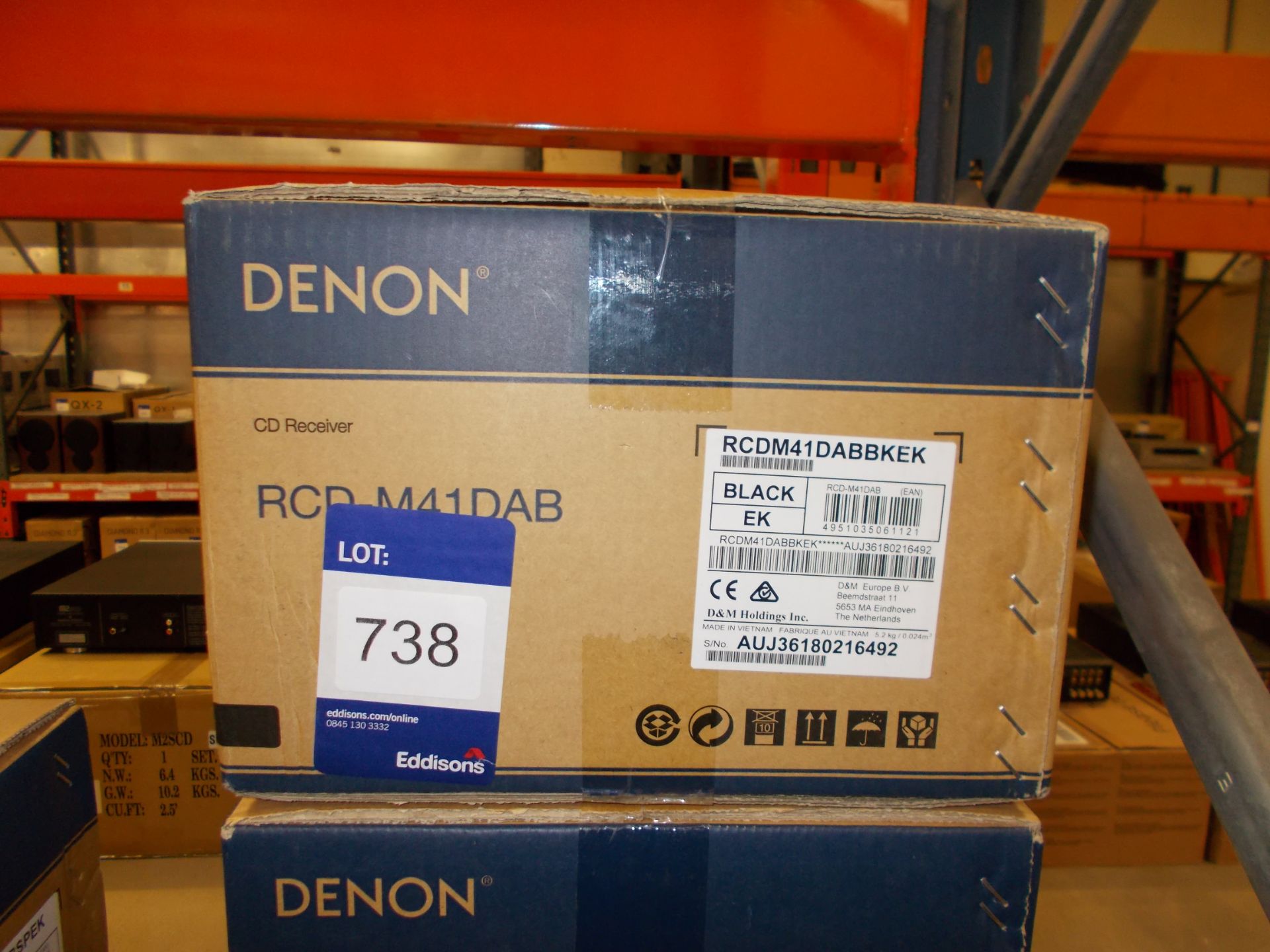Denon RCD-M41 DAB Black CD Receiver with DAB Digital Radio (boxed) – RRP £229