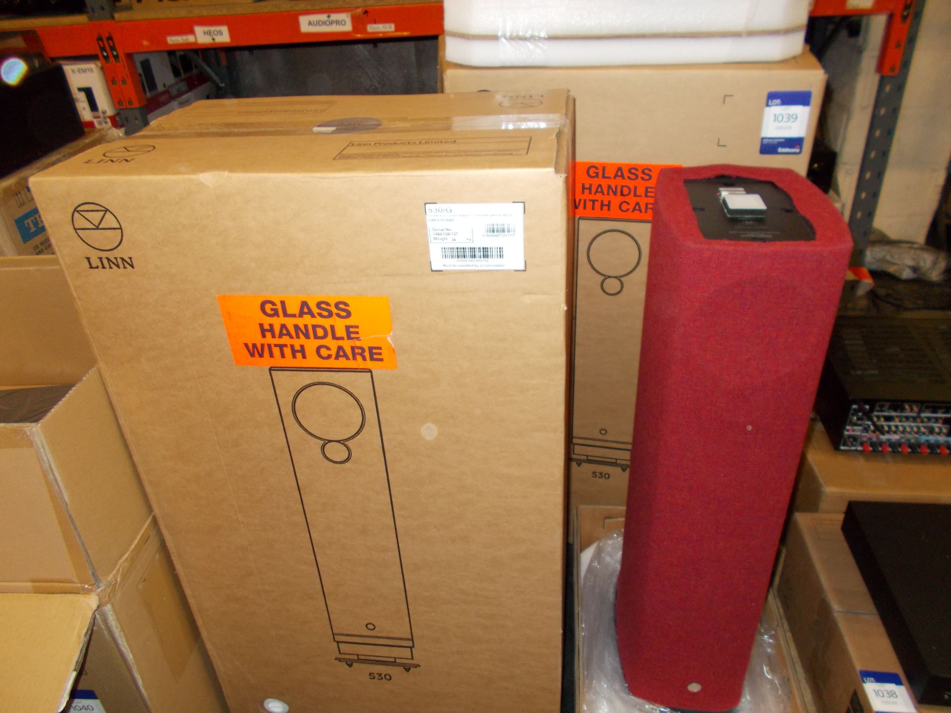 Pair of Linn Series 5 530 Exakt Floor Standing Loud speaker (1x on display & 1x boxed) – RRP £7499