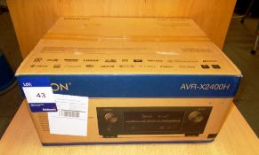 Denon AVR-X2400H Integrated Network AV Receiver (boxed) – RRP £240