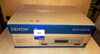 Denon DCD-800 NE Compact Disc Player, black (boxed) – RRP £270