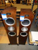 Pair of Kef R700 Floor Standing Speakers (damage to top), ex-display, no box – RRP £1,200