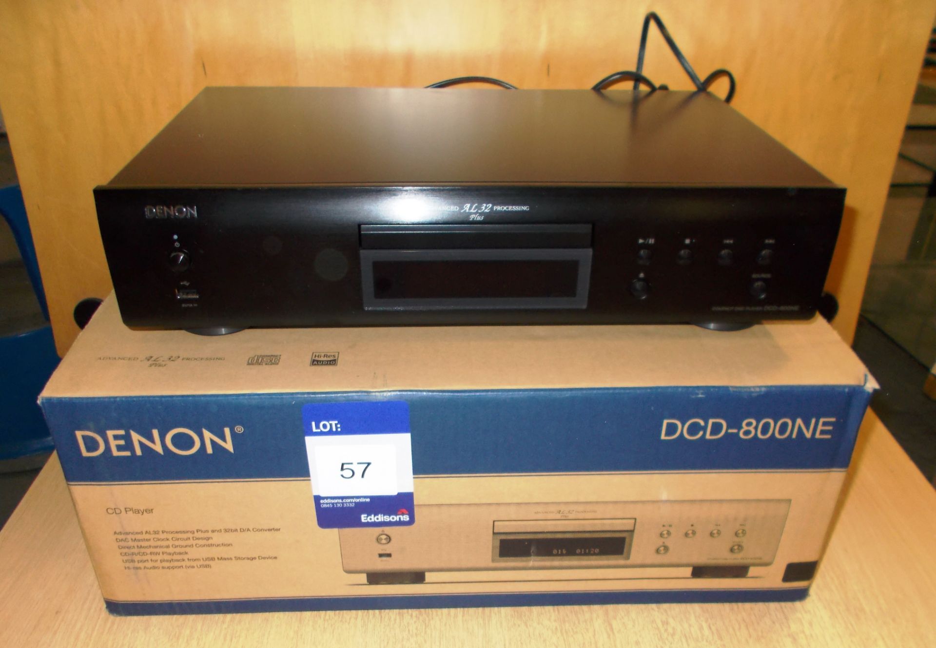 Denon DCD-800 NE Compact Disc Player, black (on display) – RRP £270