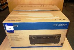 Denon AVC-X8500H 4K Ultra HD AV Amplifier, black (boxed) – RRP £3,300