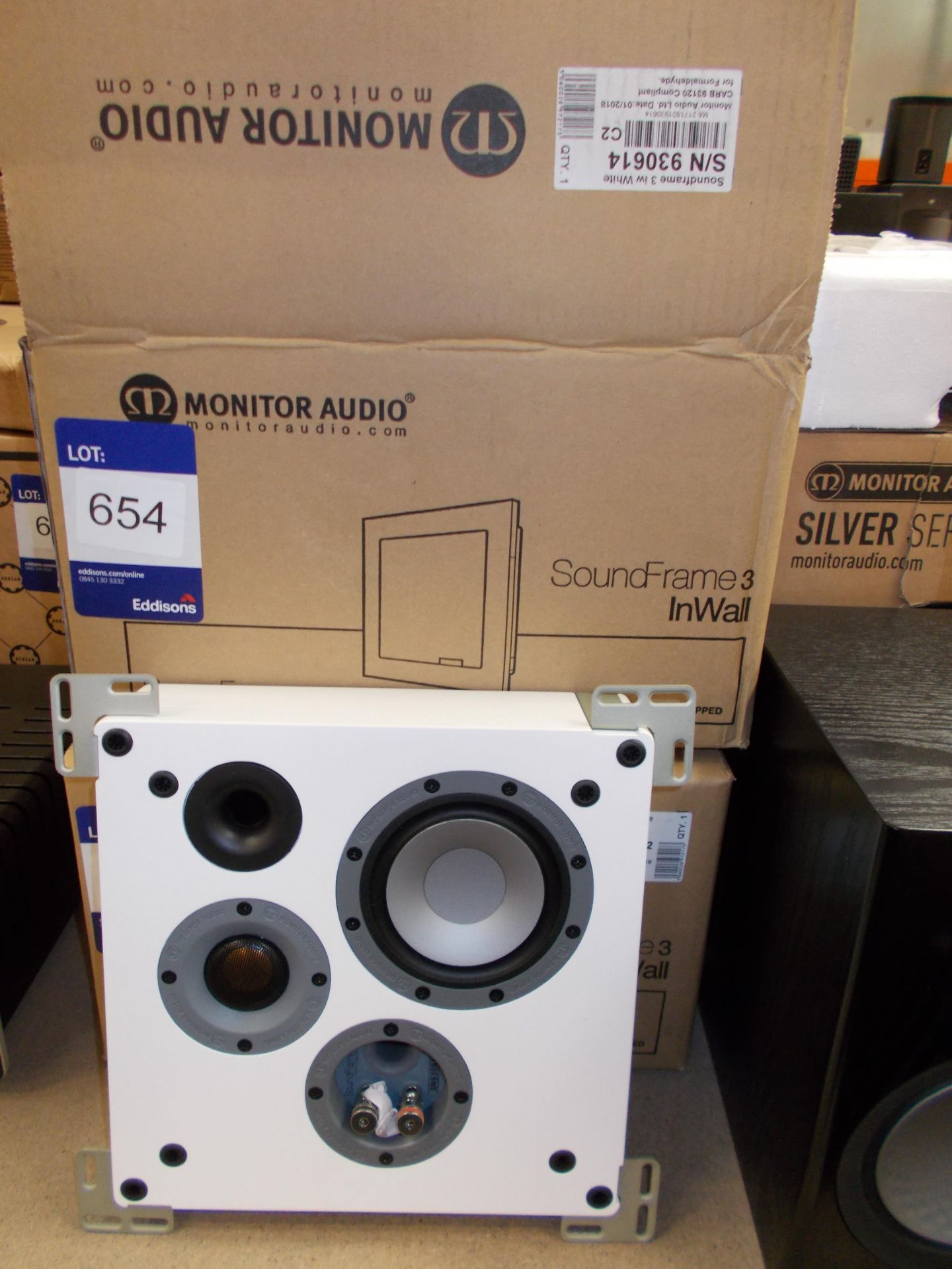 Monitor Audio Sound Frame 3 in wall Speaker (on display) – RRP £225