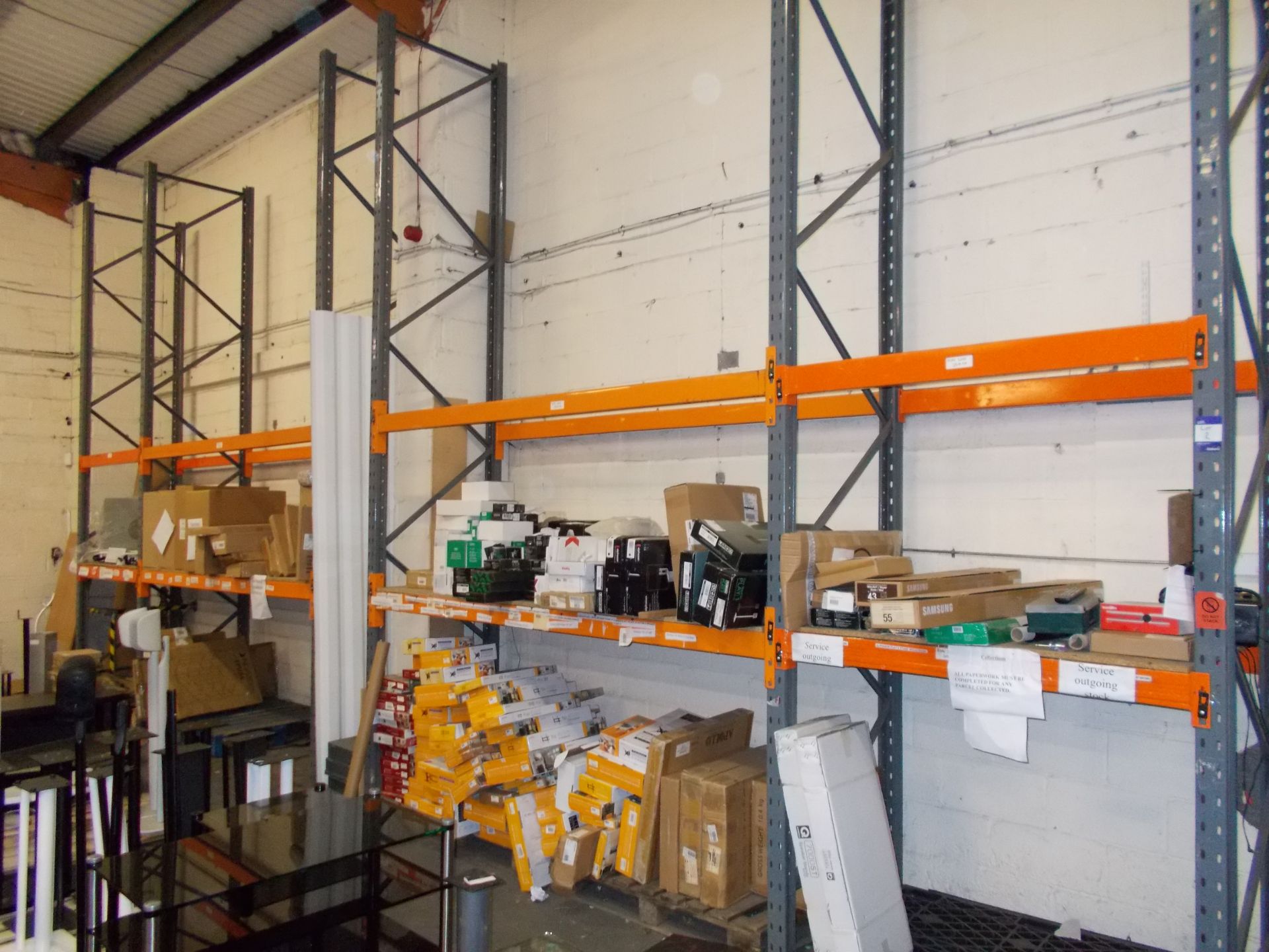 3 bays of heavy duty Boltless Racking (delayed collection – removal by arrangement with the
