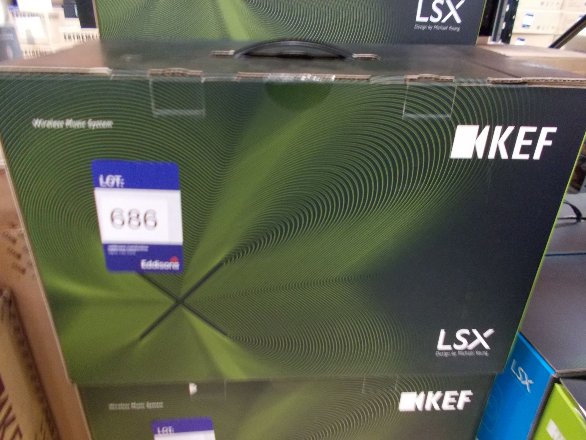 Pair of Kef LSX Blue Wireless Speakers (boxed) – RRP £1000