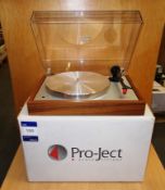 Pro-Ject Audio The Classic Turntable, walnut (on display) - RRP £1,399